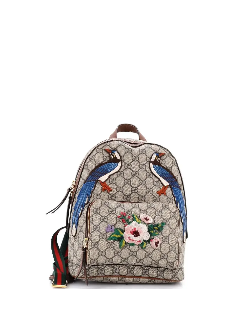 Gucci Zip Pocket Backpack Embroidered #249848G10B